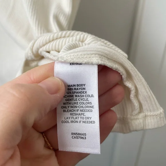 Cream Bodycon Mini Dress - Picture 4 of 8